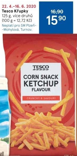 Křupky Tesco