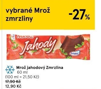 Nanuk Jahody v čokoládě Mrož Prima