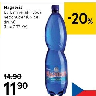 Přírodní voda Magnesia