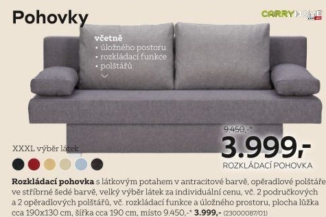 Pohovky Carry Home