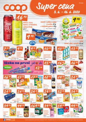 akční leták COOP 3.6.2020-16.6.2020