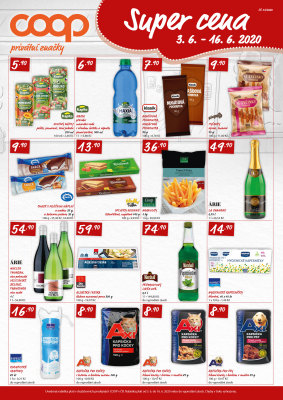 akční leták COOP 3.6.2020-16.6.2020