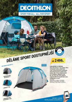 akční leták Decathlon 5.6.2020-31.8.2020