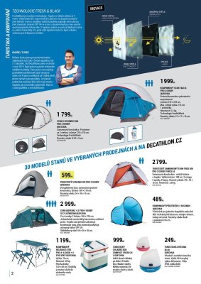 akční leták Decathlon 5.6.2020-31.8.2020
