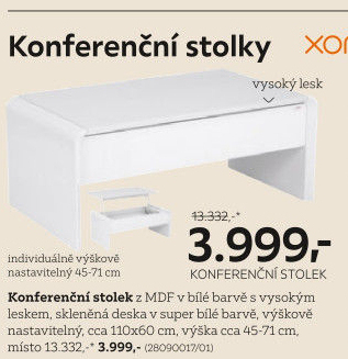 Konferenční stolek Xora