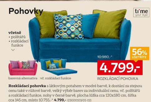 Pohovky Time your style