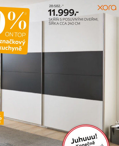 Šatní skříň Xora