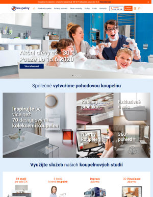 akční leták KOUPELNY Ptáček 9.6.2020-15.6.2020