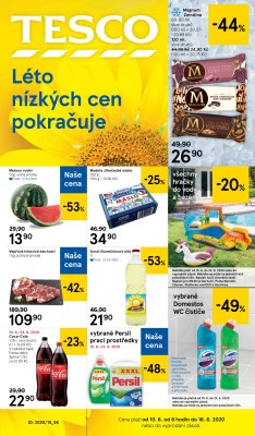 akční leták Tesco 10.6.2020-16.6.2020