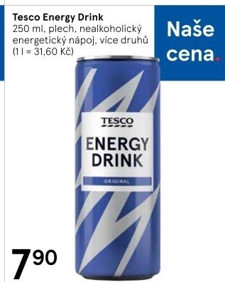 Energetický nápoj Tesco