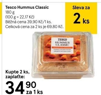 Hummus Tesco