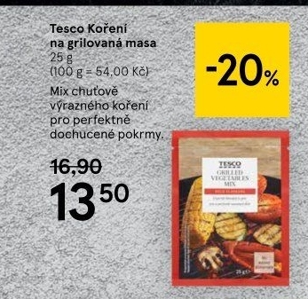 Koření Tesco