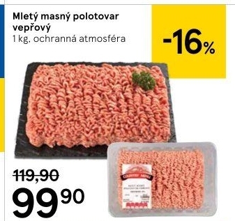Maso mleté vepřové