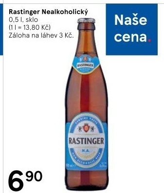Nealkoholické pivo Free Rastinger