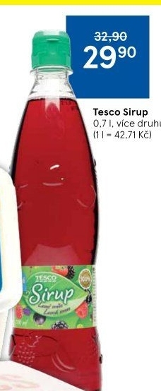 Sirup Tesco