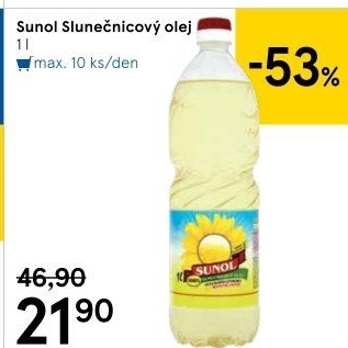 Slunečnicový olej Sunol
