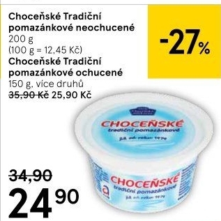 Tradiční pomazánkové Choceňské