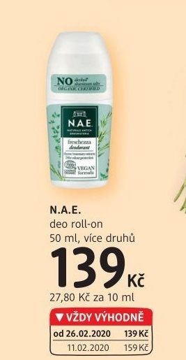 Deodorant kuličkový roll-on N.A.E.