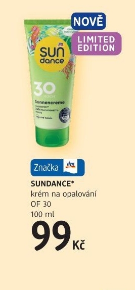 Krém na opalování OF 30 Sundance