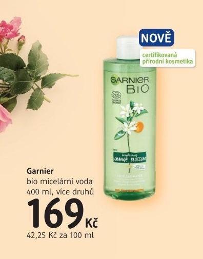 Micelární voda bio Garnier