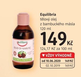 Tělový olej Equilibria