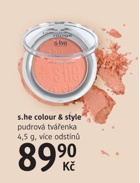 Tvářenka pudrová colour &amp