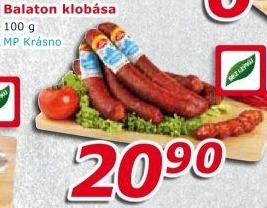 Klobása Balaton Krásno