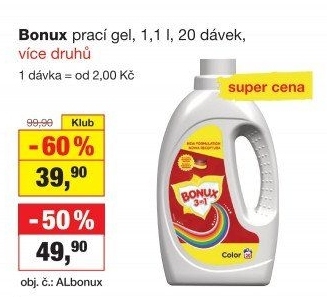 Prací gel Bonux