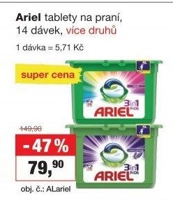 Prací kapsle Ariel