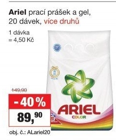 Prací prášek Ariel