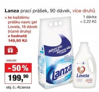 Prací prášek Lanza