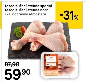 Kuřecí stehna Tesco