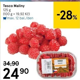 Maliny Tesco