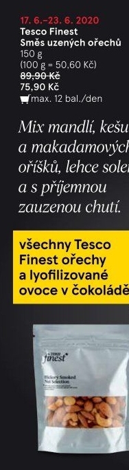 Ořechy uzené Tesco Finest