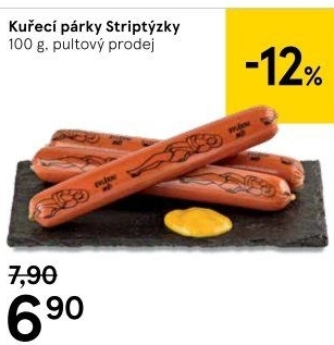 Párky kuřecí striptýzky