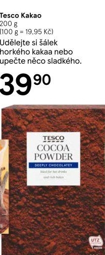 Prášek kakaový Tesco