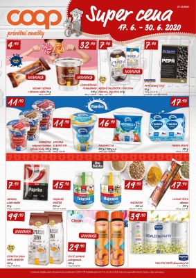 akční leták COOP 17.6.2020-30.6.2020