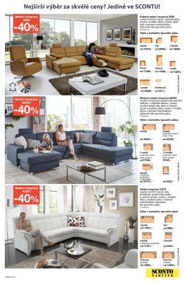 akční leták Sconto nábytek 19.6.2020-9.7.2020