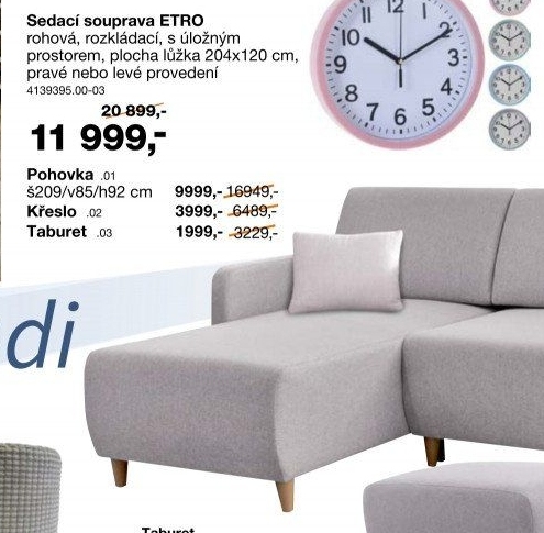 Sedací souprava Etro