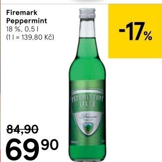 Likér Peprmint Firemark