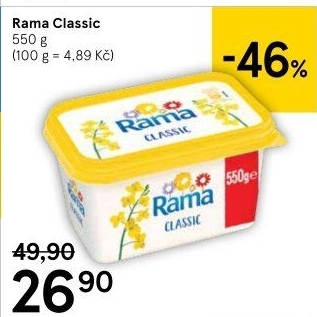 Margarín Classic Rama