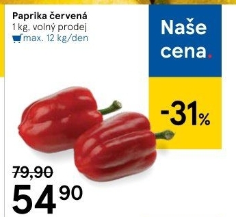 Paprika červená