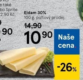 Sýr Eidam 30%