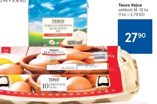 Vejce M Tesco