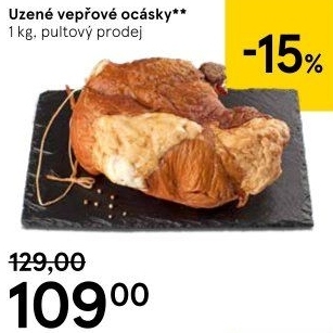 Vepřové ocásky uzené