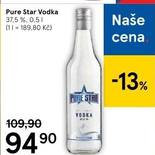 Vodka Pure Star