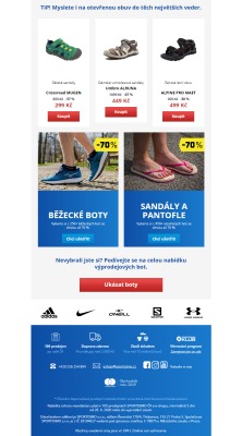 akční leták Sportisimo 26.6.2020-1.7.2020