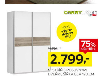 Šatní skříň Carry Home