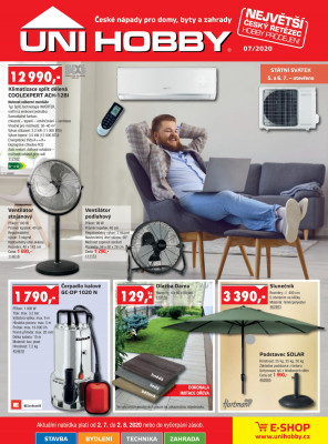 akční leták UNI HOBBY 2.7.2020-2.8.2020