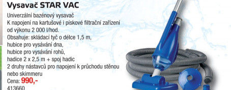 Bazénový vysavač Star Vac Marimex